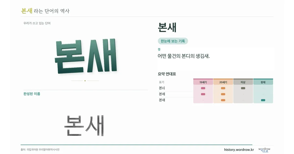 본새 대표 이미지