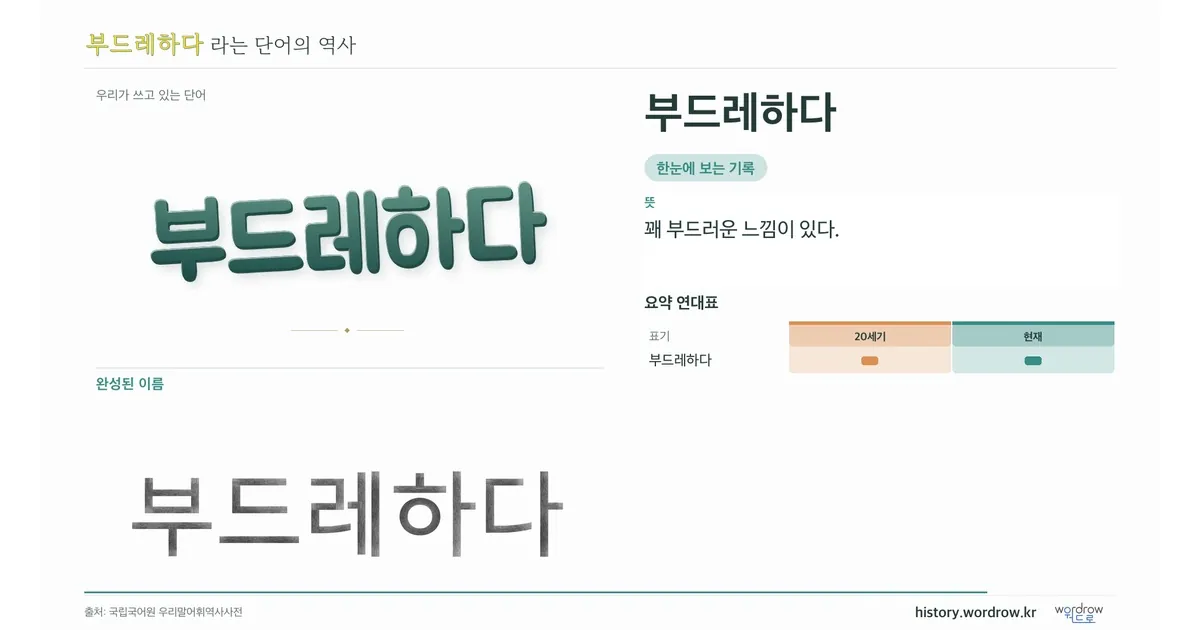부드레하다 대표 이미지