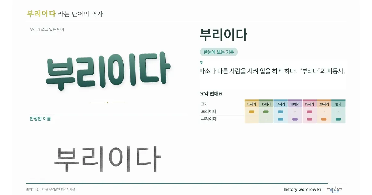 부리이다 대표 이미지