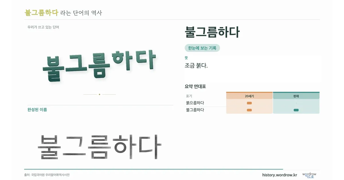 불그름하다 대표 이미지