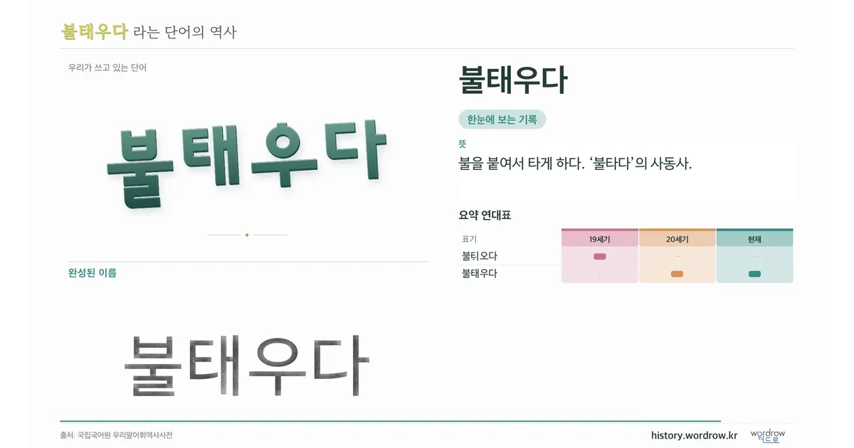 불태우다 대표 이미지