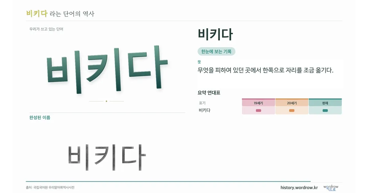 비키다 대표 이미지
