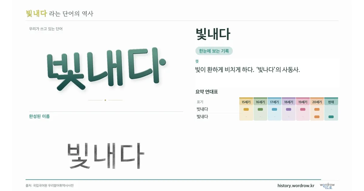 빛내다 대표 이미지