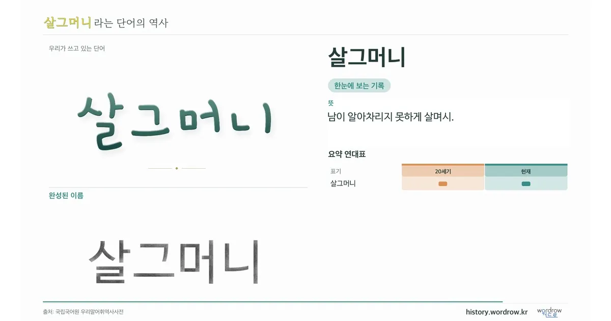 살그머니 대표 이미지