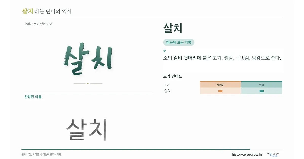 살치 대표 이미지