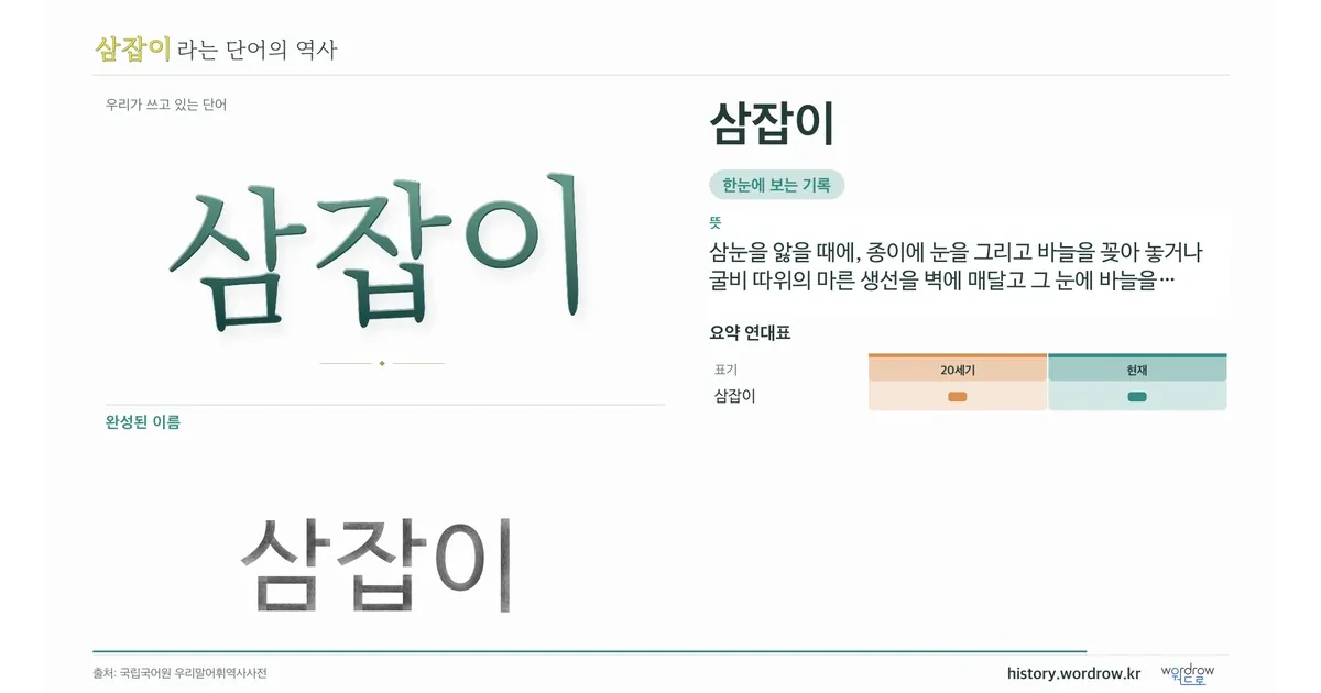 삼잡이 대표 이미지