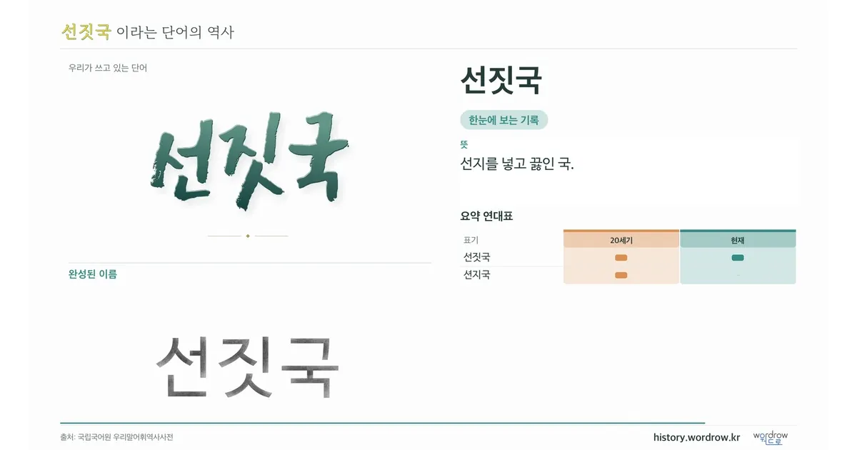 선짓국 대표 이미지