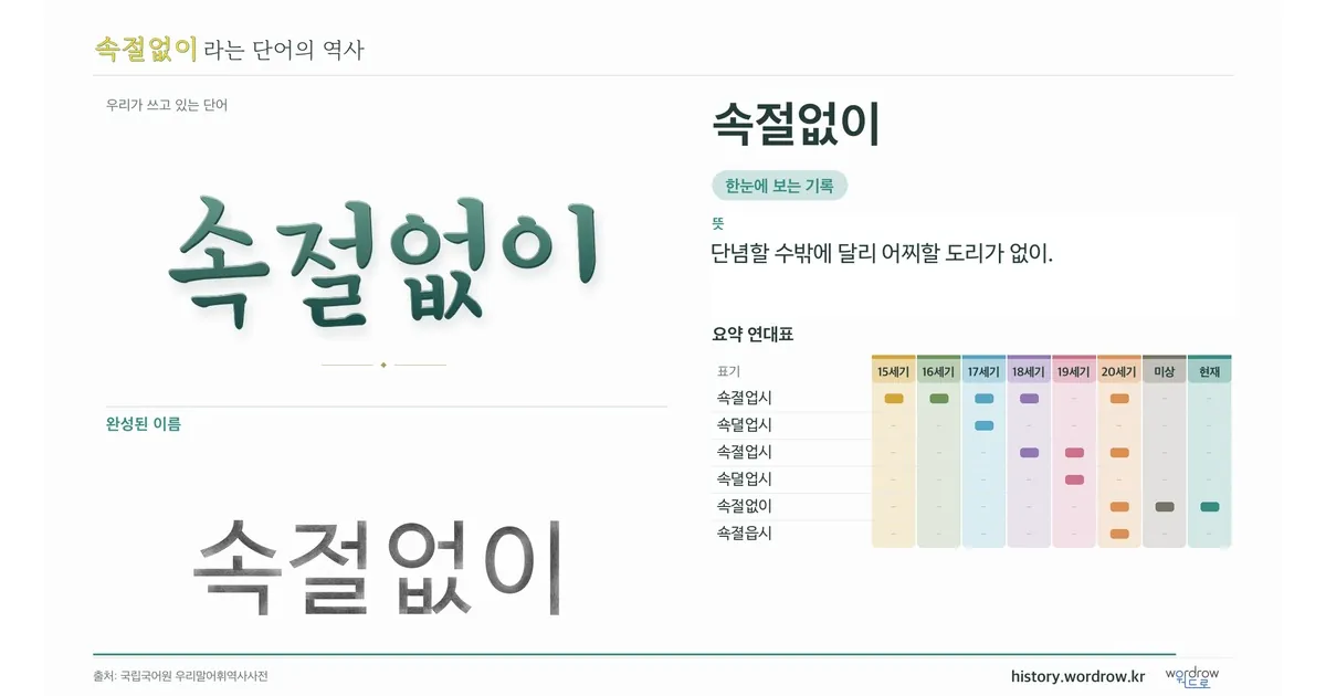 속절없이 대표 이미지