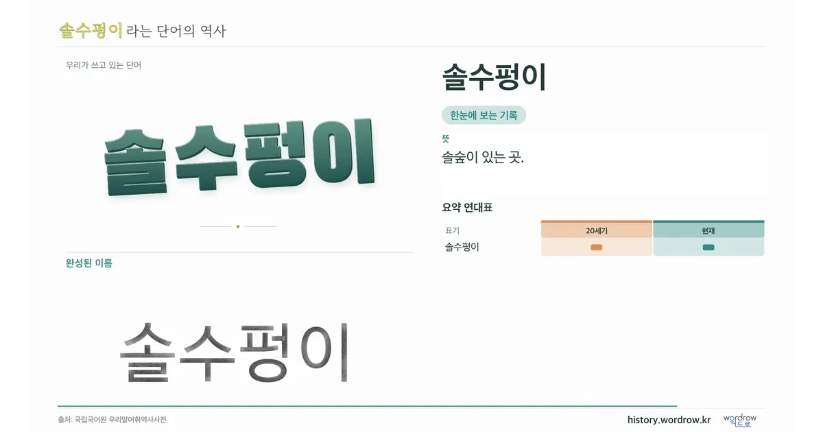 솔수펑이 대표 이미지