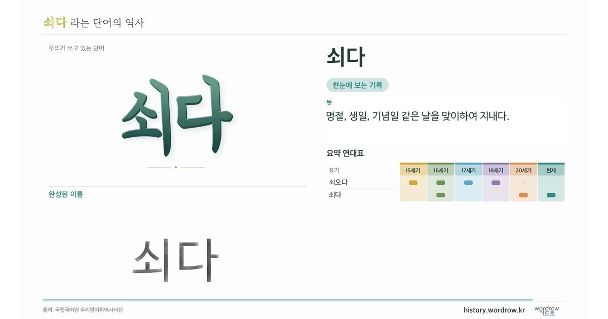 쇠다 대표 이미지