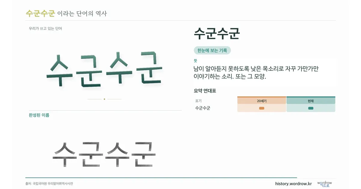 수군수군 대표 이미지