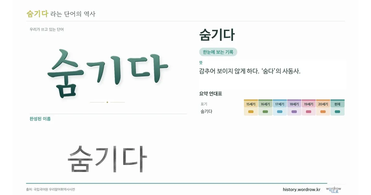 숨기다 대표 이미지