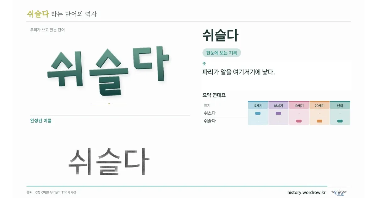 쉬슬다 대표 이미지