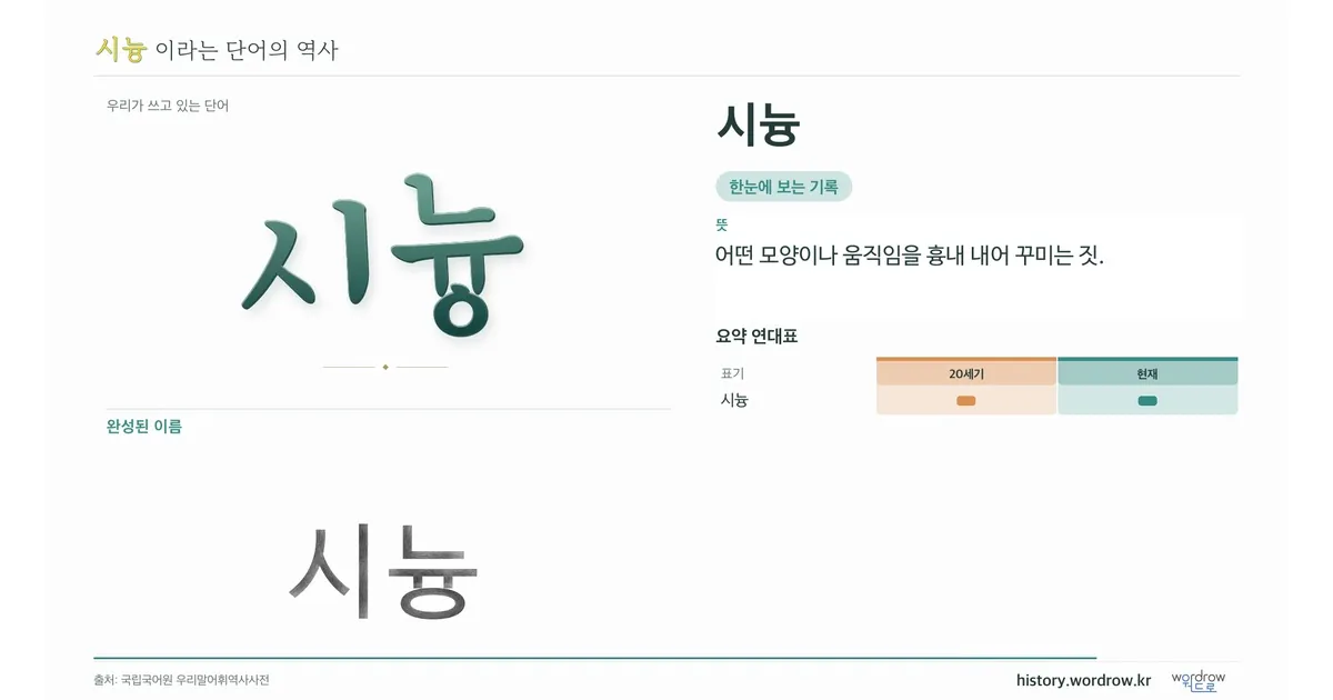 시늉 대표 이미지