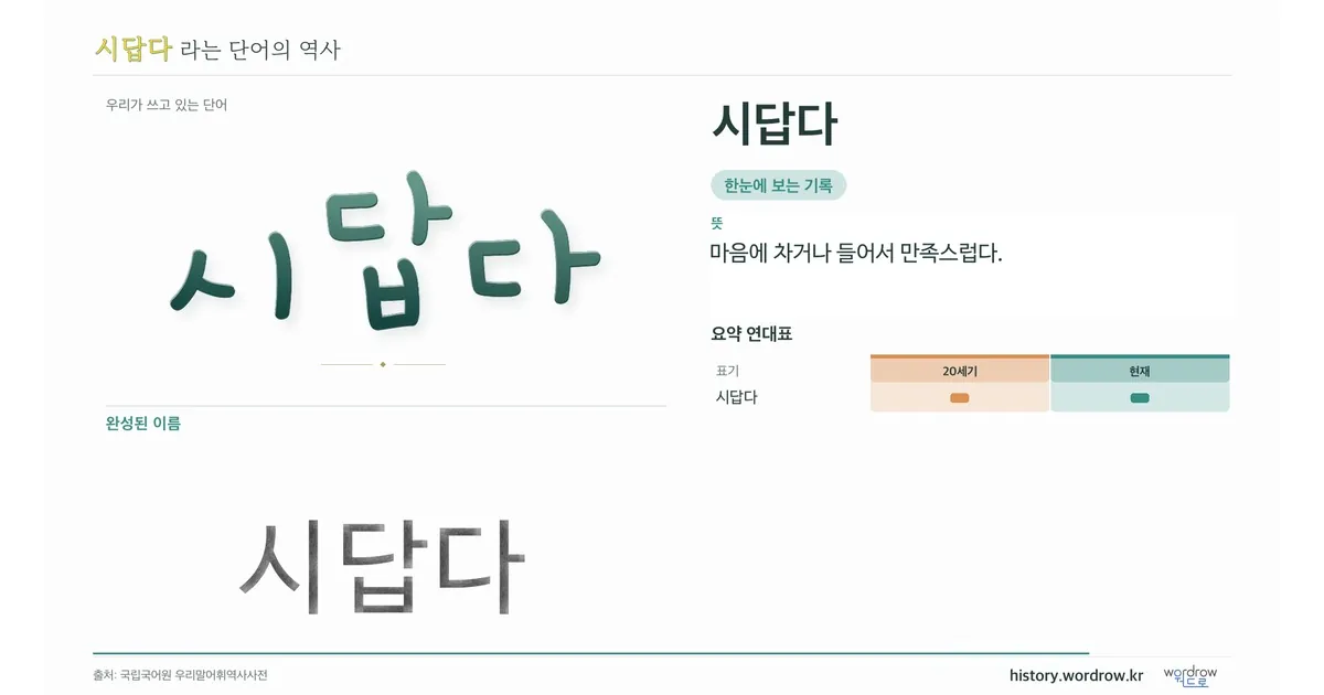 시답다 대표 이미지