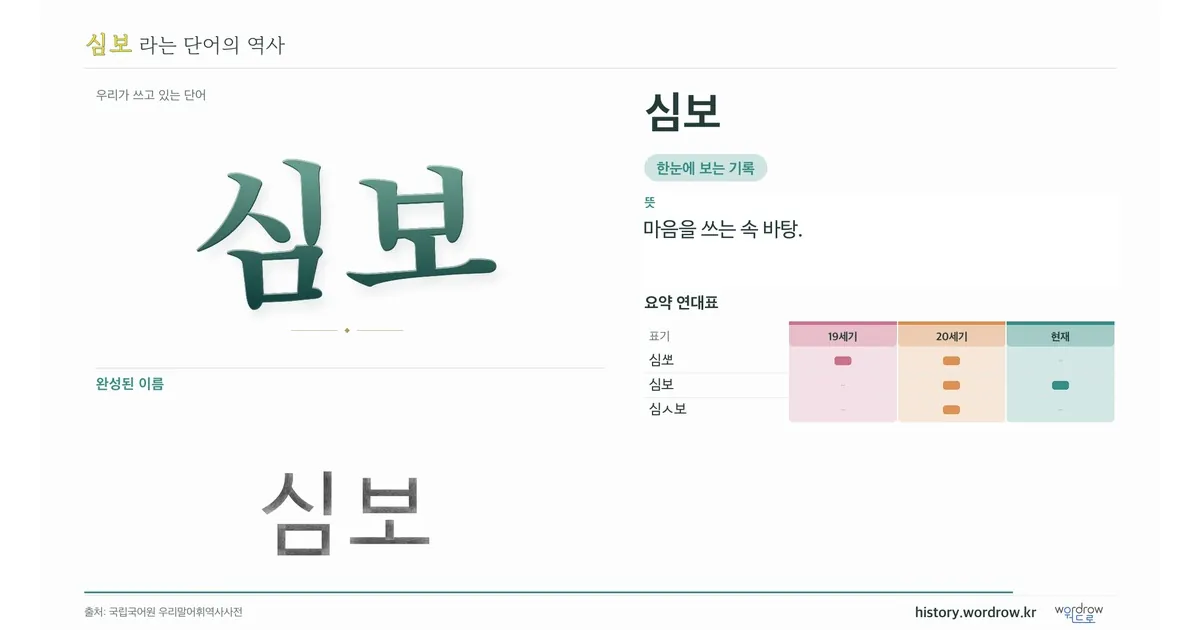 심보 대표 이미지