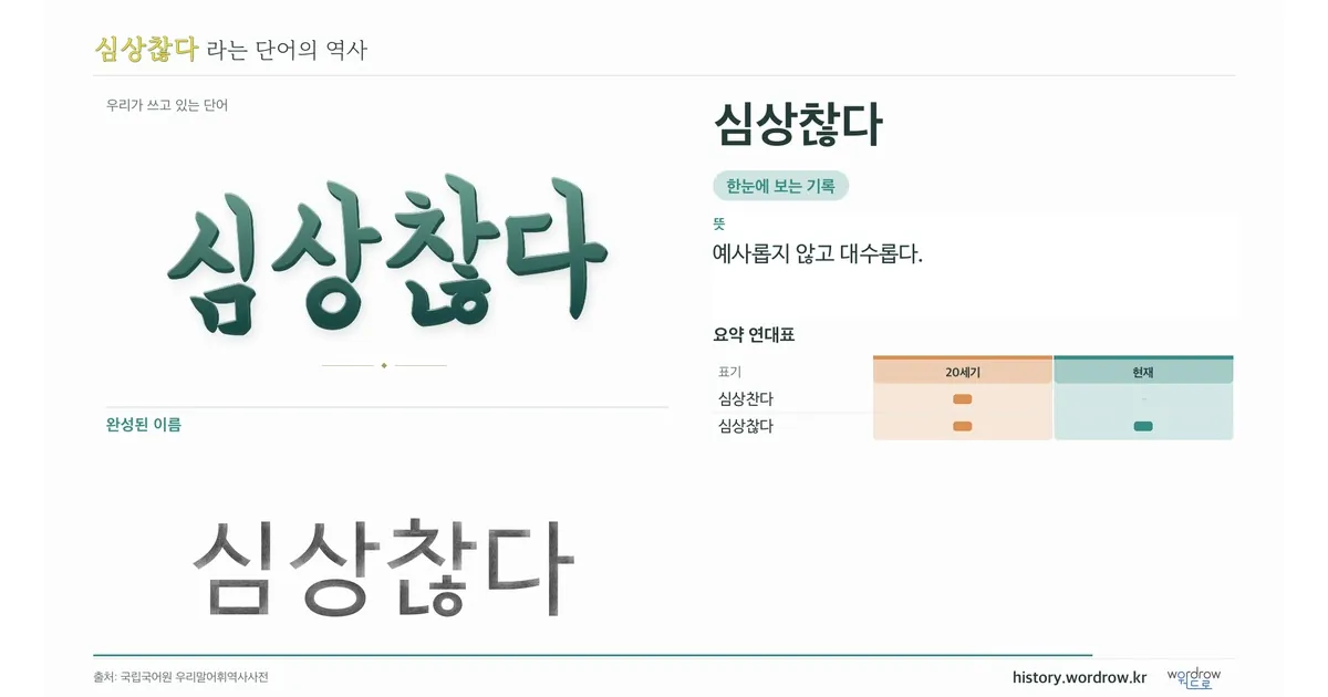 심상찮다 대표 이미지