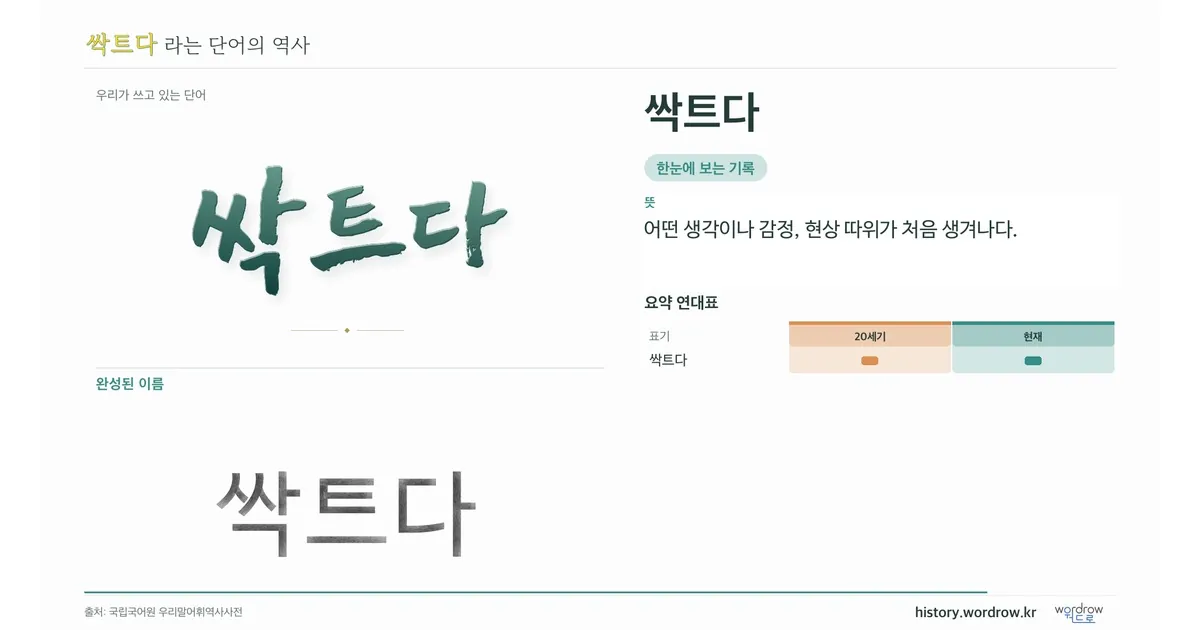 싹트다 대표 이미지