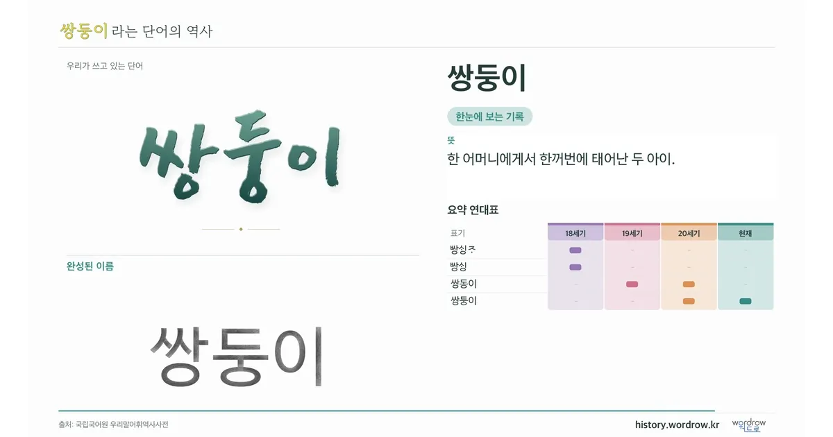 쌍둥이 대표 이미지