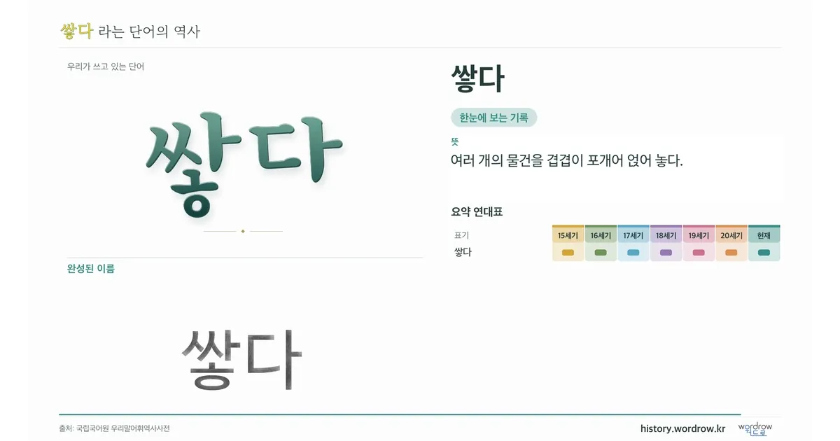 쌓다 대표 이미지