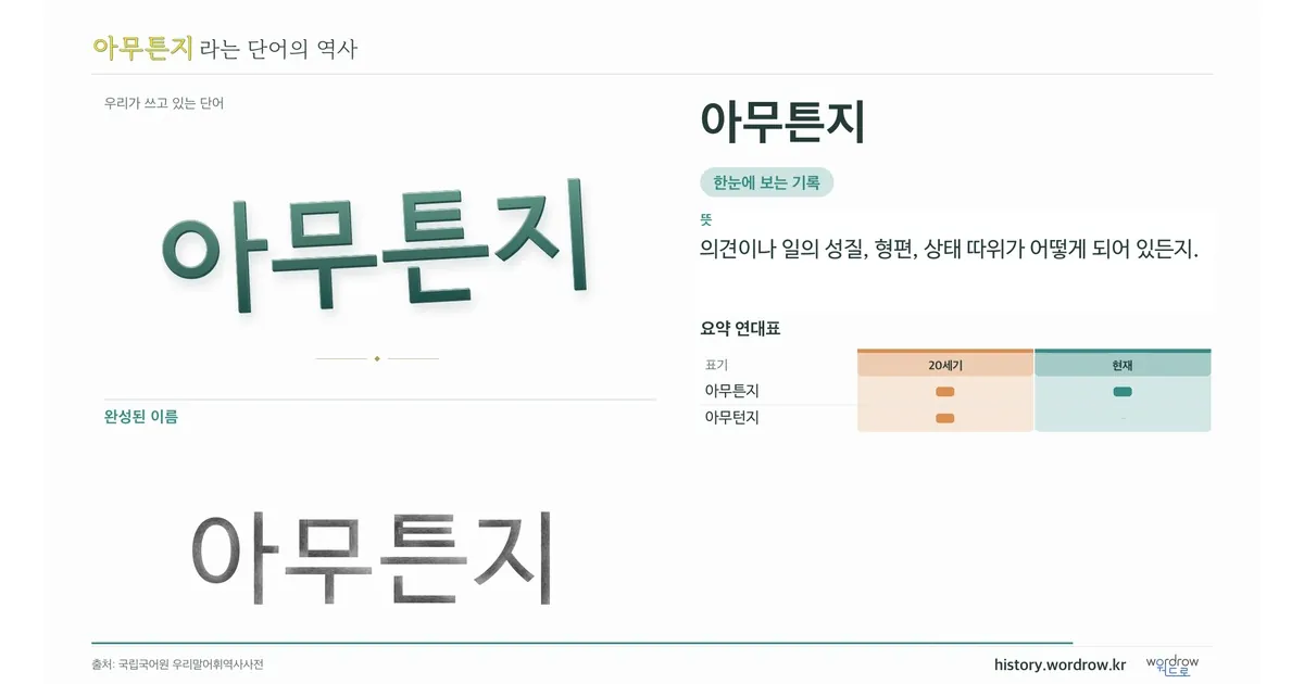 아무튼지 대표 이미지