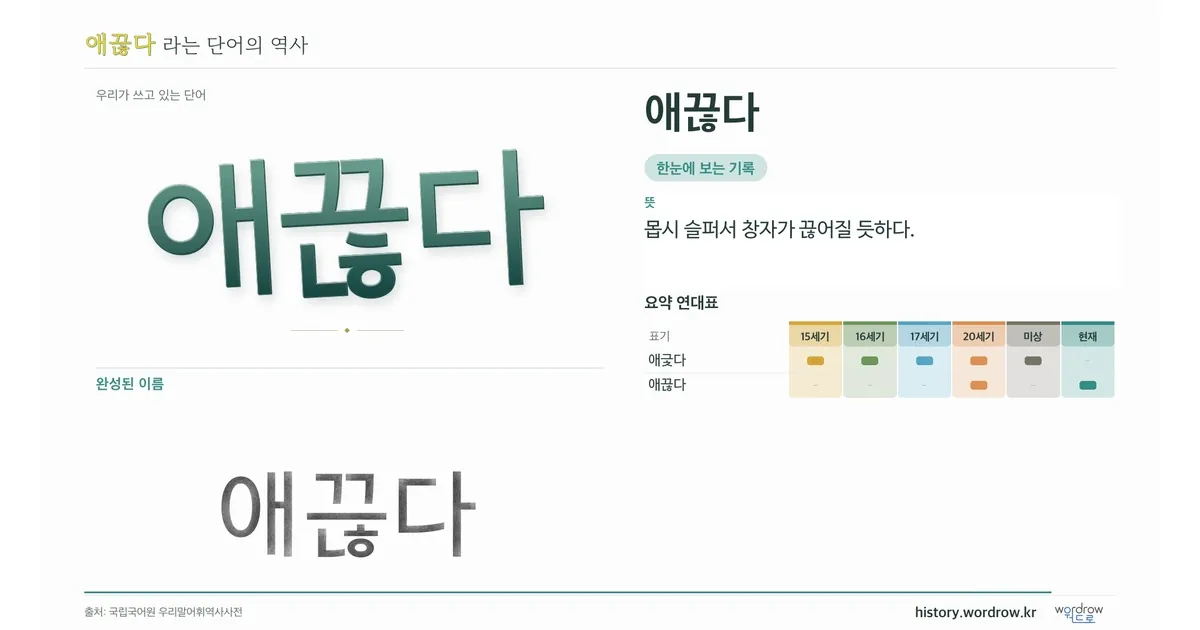 애끊다 대표 이미지