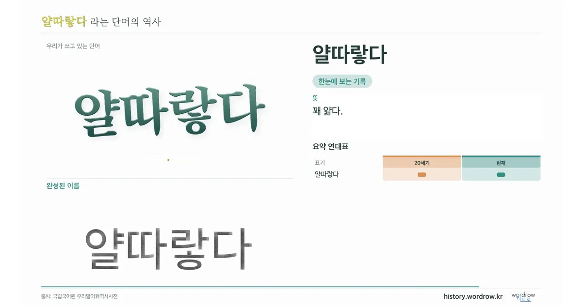 얄따랗다 대표 이미지