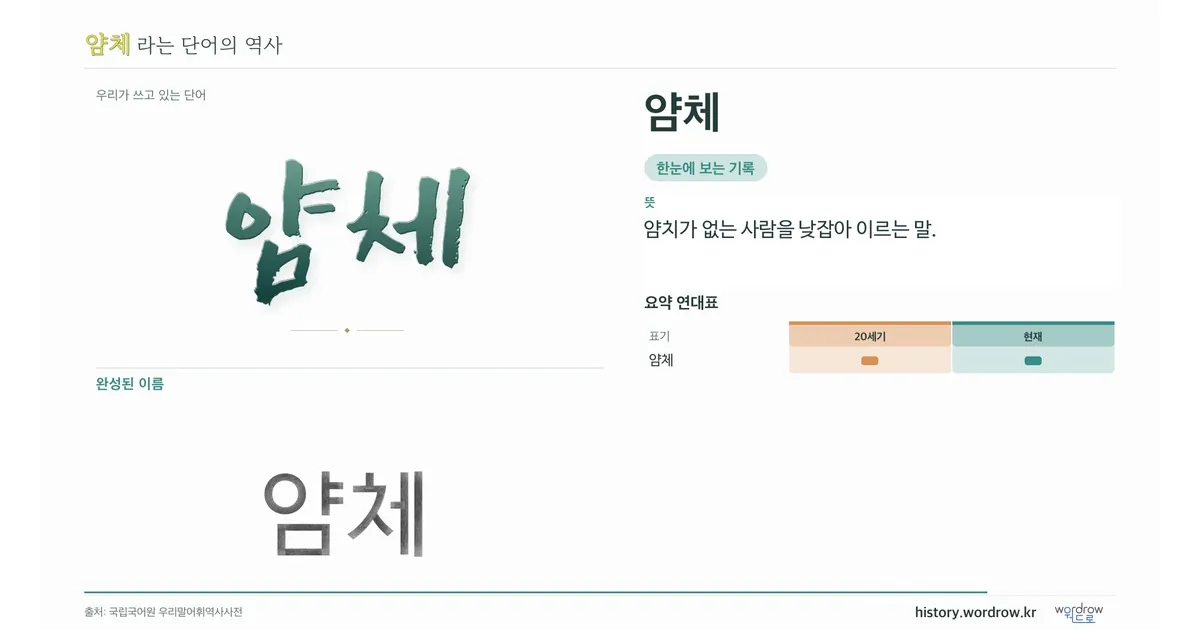 얌체 대표 이미지