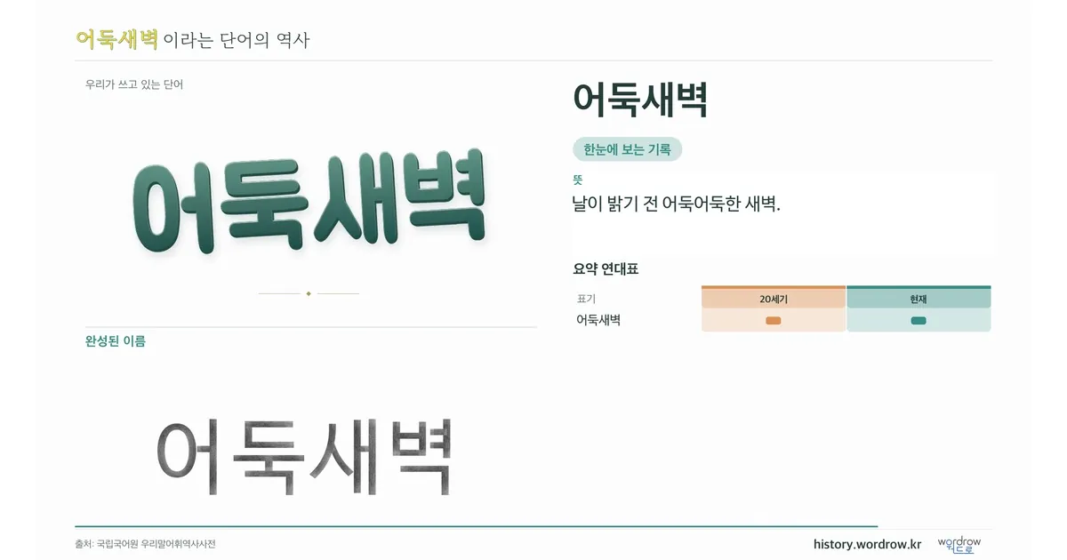 어둑새벽 대표 이미지