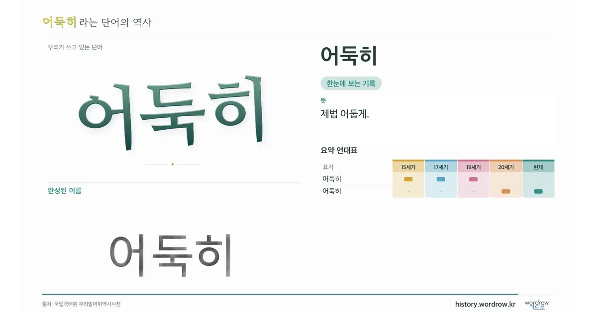 어둑히 대표 이미지