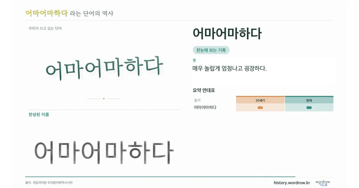 어마어마하다 대표 이미지