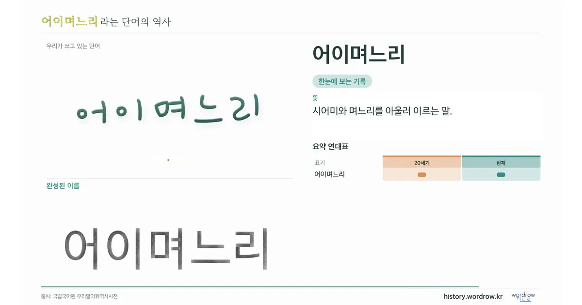 어이며느리 대표 이미지