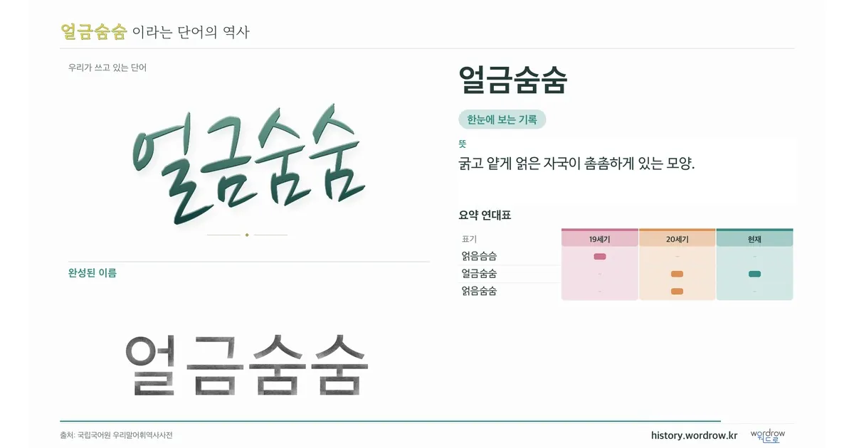 얼금숨숨 대표 이미지