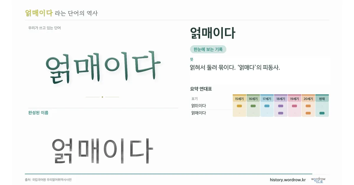 얽매이다 대표 이미지