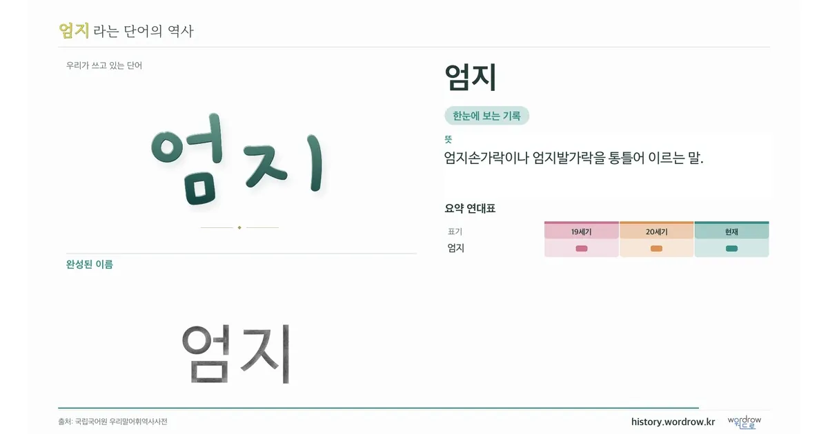 엄지 대표 이미지