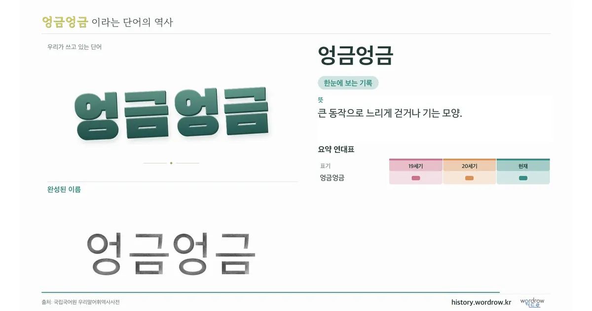 엉금엉금 대표 이미지