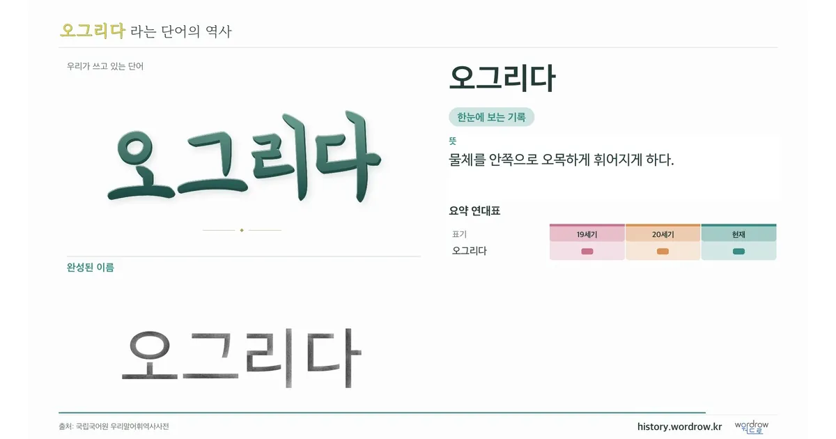 오그리다 대표 이미지