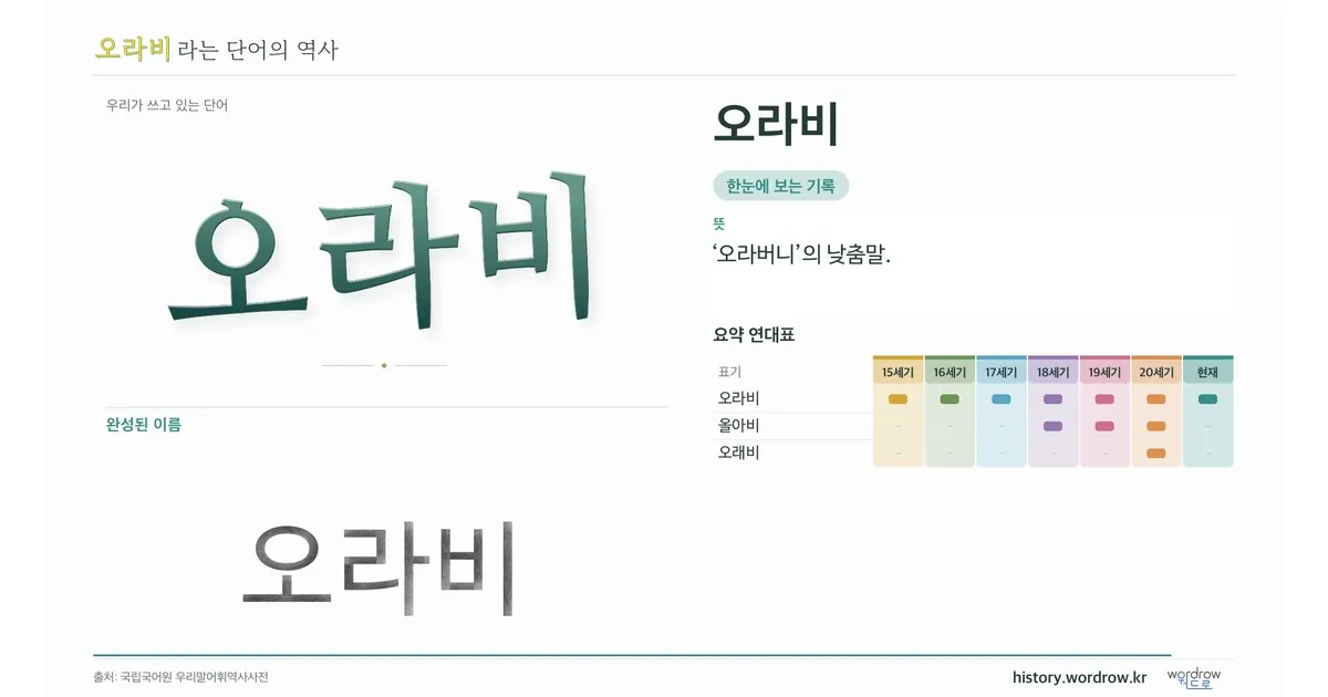 오라비 대표 이미지