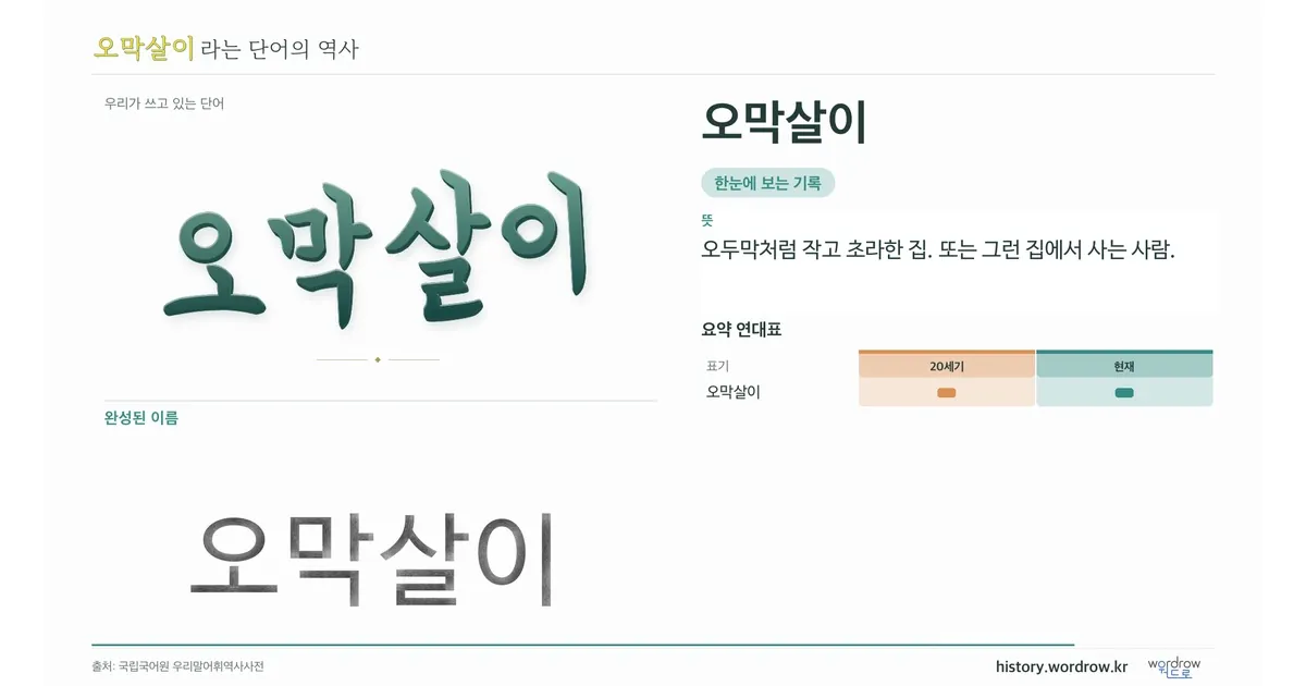 오막살이 대표 이미지