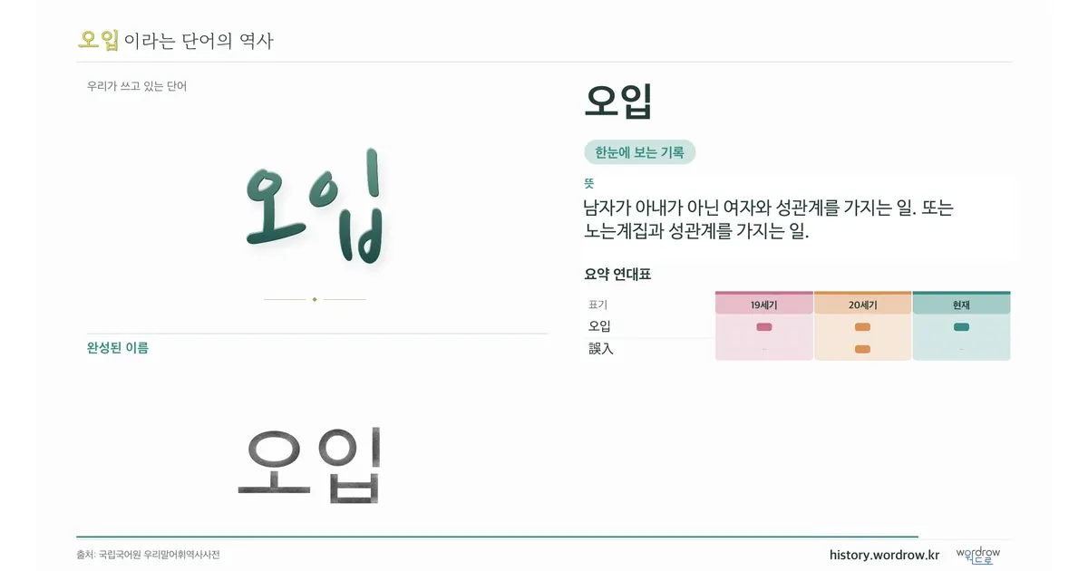 오입 대표 이미지