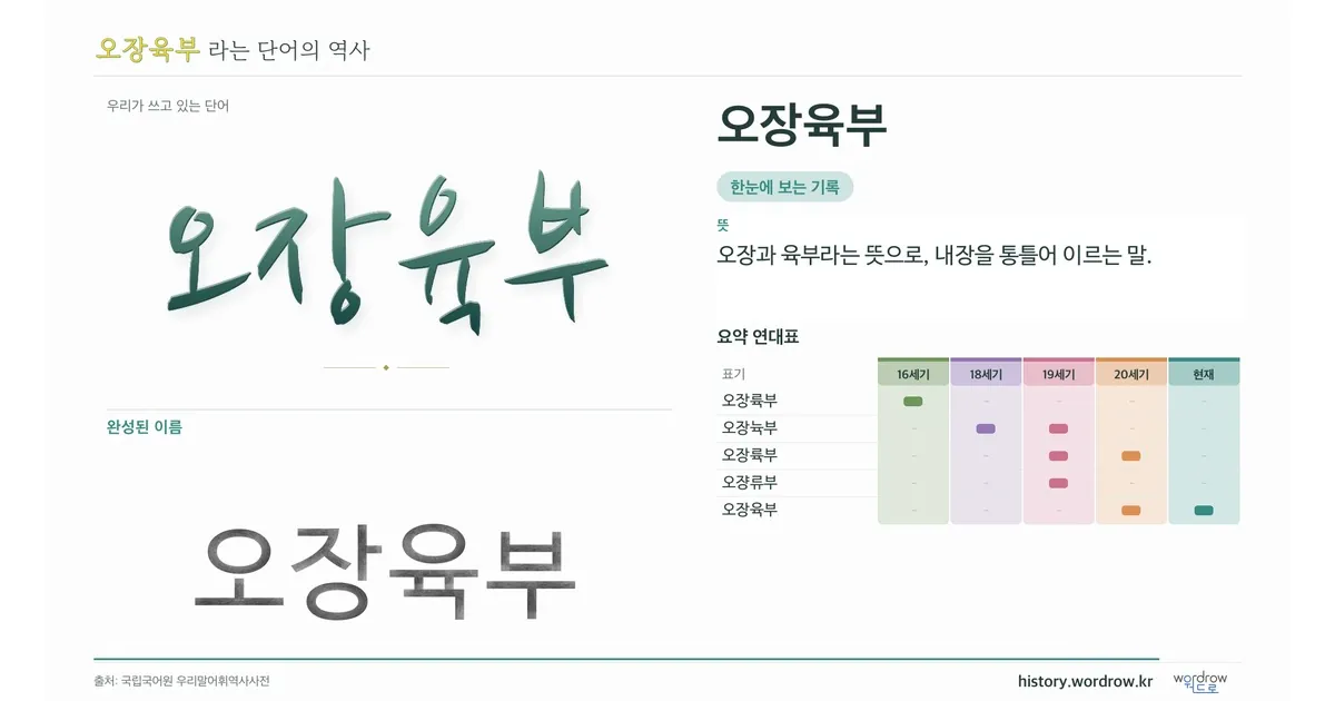 오장육부 대표 이미지