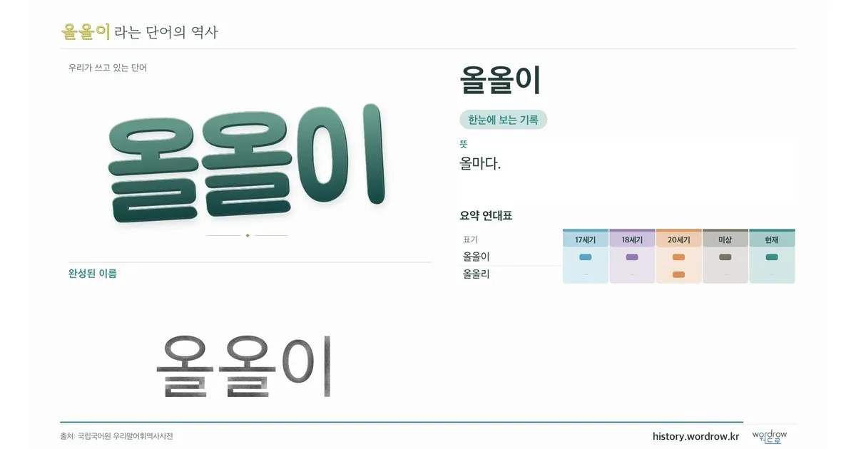 올올이 대표 이미지