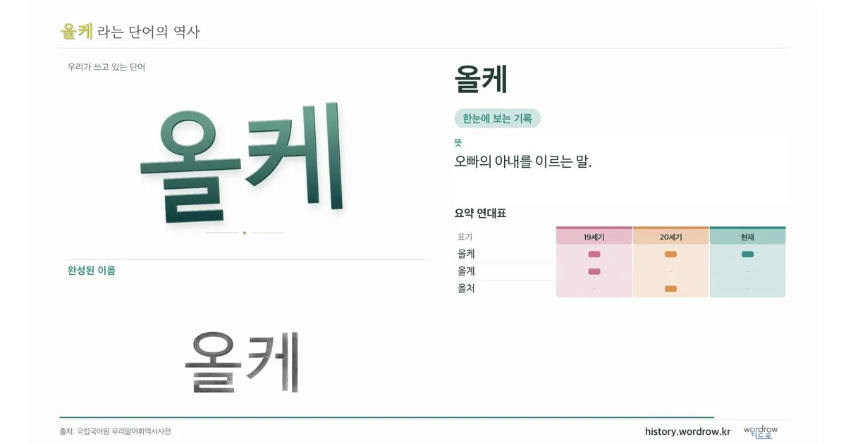 올케 대표 이미지