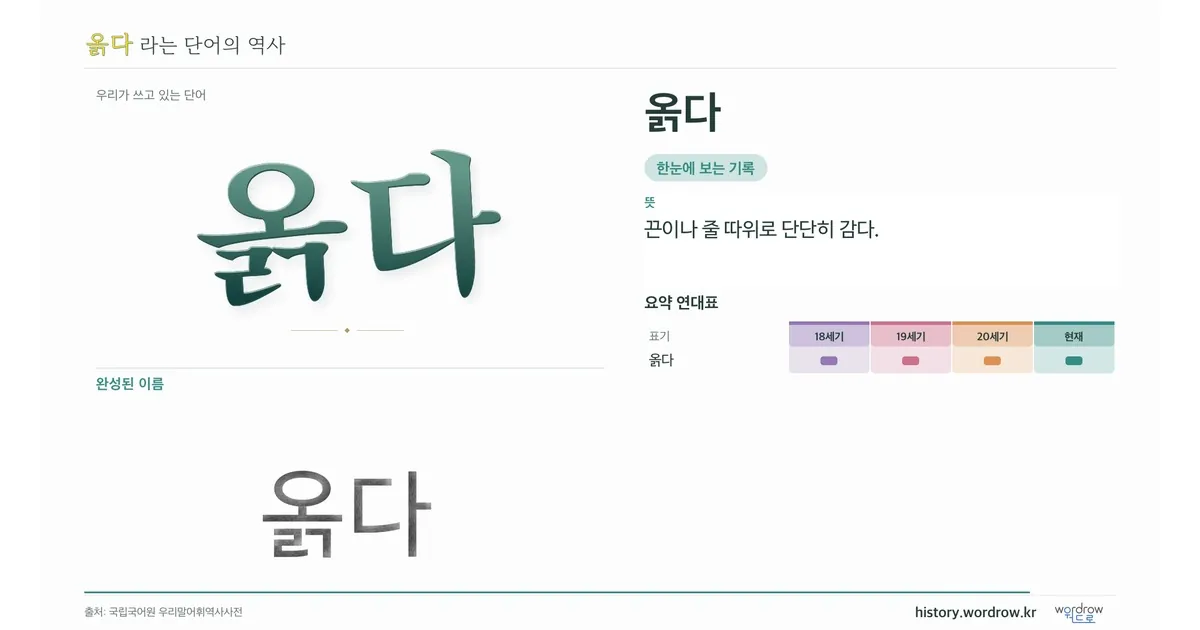 옭다 대표 이미지