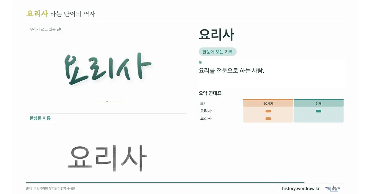 요리사 대표 이미지