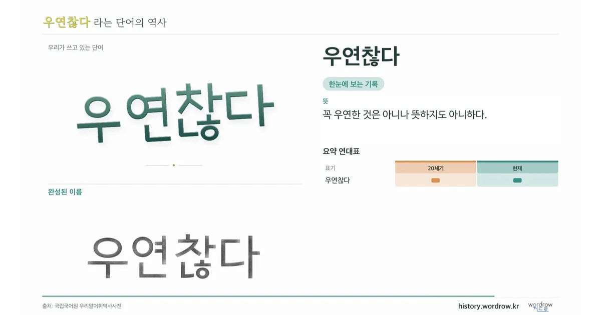 우연찮다 대표 이미지
