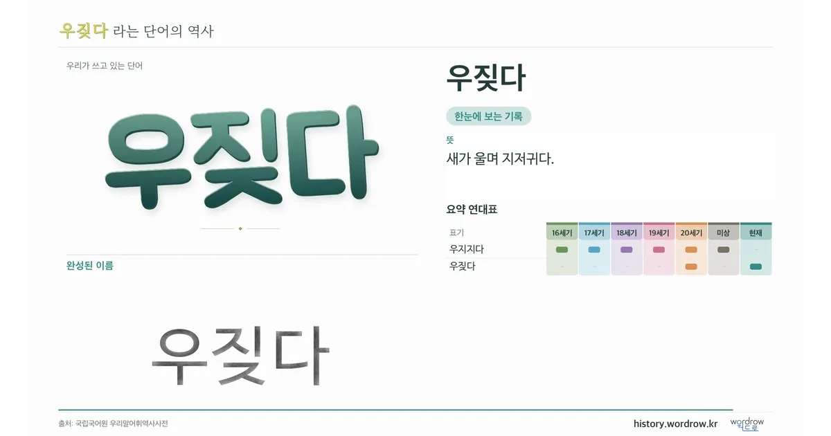 우짖다 대표 이미지