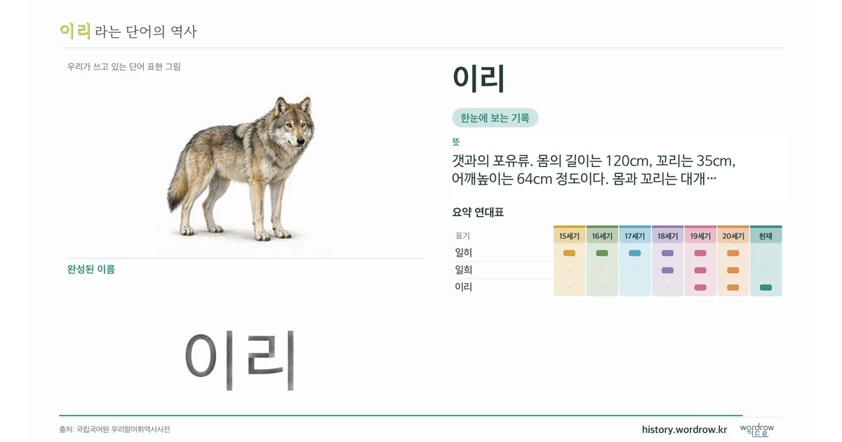이리 대표 이미지
