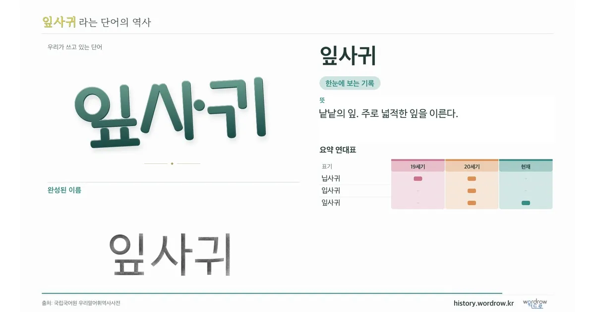 잎사귀 대표 이미지