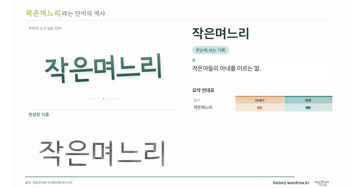 작은며느리 대표 이미지